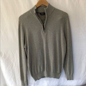 IZOD Men's Gray Half-Zip Sweater